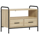 TV-skab 67,5 x 33 x 50 cm Sonoma-eg Konstrueret træ