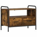TV-skab 67,5 x 33 x 50 cm Røget eg Konstrueret træ