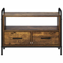 TV-skab 67,5 x 33 x 50 cm Røget eg Konstrueret træ