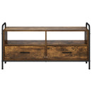 TV-skab 67,5 x 33 x 50 cm Røget eg Konstrueret træ
