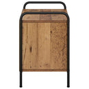 TV-skab 133 x 33 x 50 cm Gammelt træ Konstrueret træ
