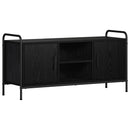 TV-skab 99 x 33 x 50 cm Sort eg Konstrueret træ
