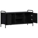 TV-skab 99 x 33 x 50 cm Sort eg Konstrueret træ