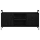 TV-skab 99 x 33 x 50 cm Sort eg Konstrueret træ