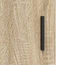 TV-skab 133 x 33 x 50 cm Sonoma-eg Konstrueret træ