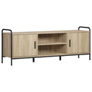 TV-skab 133 x 33 x 50 cm Sonoma-eg Konstrueret træ
