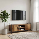 TV-skab 133 x 33 x 50 cm Gammelt træ Konstrueret træ