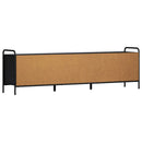 TV-skab 167,5 x 33 x 50 cm Sort eg Konstrueret træ