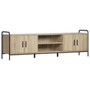 TV-skab 167,5 x 33 x 50 cm Sonoma-eg Konstrueret træ