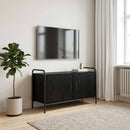 TV-skab 79,5 x 33 x 50 cm Sort eg Konstrueret træ