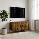 TV-skab 79,5 x 33 x 50 cm Røget eg Konstrueret træ