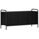 TV-skab 79,5 x 33 x 50 cm Sort eg Konstrueret træ