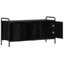 TV-skab 79,5 x 33 x 50 cm Sort eg Konstrueret træ