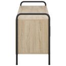 TV-skab 79,5 x 33 x 50 cm Sonoma-eg Konstrueret træ