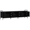 TV-skab 146 x 33 x 50 cm Sort eg Konstrueret træ