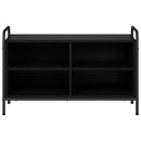 TV-skab 140 x 39,5 x 50 cm Sort eg Konstrueret træ