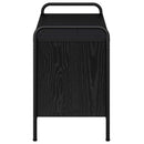 TV-skab 140 x 39,5 x 50 cm Sort eg Konstrueret træ