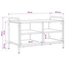 TV-skab 140 x 39,5 x 50 cm Gammelt træ Konstrueret træ