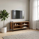 TV-skab 140 x 39,5 x 50 cm Gammelt træ Konstrueret træ