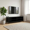 TV-skab 140 x 39,5 x 50 cm Sort eg Konstrueret træ