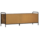 TV-skab 140 x 39,5 x 50 cm Røget eg Konstrueret træ