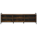 TV-skab 140 x 39,5 x 50 cm Røget eg Konstrueret træ