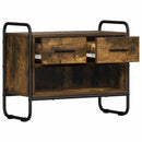 TV-skab 60 x 30 x 50 cm Røget eg Konstrueret træ