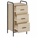 Sideboard Sonoma-eg 97 x 33 x 81 cm Konstrueret træ
