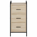 Sideboard Sonoma-eg 97 x 33 x 81 cm Konstrueret træ