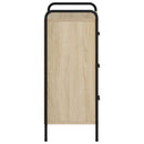 Sideboard Sonoma-eg 97 x 33 x 81 cm Konstrueret træ