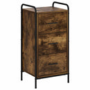 Sideboard Røget eg 97 x 33 x 81 cm Konstrueret træ