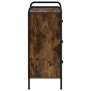 Sideboard Røget eg 97 x 33 x 81 cm Konstrueret træ