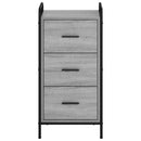 Sideboard Grå Sonoma 97 x 33 x 81 cm Konstrueret træ