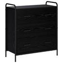 Sideboard Sort eg 97 x 33 x 81 cm Konstrueret træ