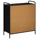 Sideboard Sort eg 97 x 33 x 81 cm Konstrueret træ