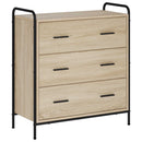 Sideboard Sonoma-eg 97 x 33 x 81 cm Konstrueret træ