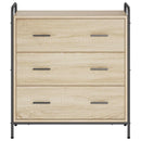 Sideboard Sonoma-eg 97 x 33 x 81 cm Konstrueret træ