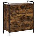 Sideboard Røget eg 97 x 33 x 81 cm Konstrueret træ