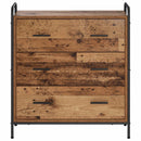 Sideboard Gammelt træ 97 x 33 x 81 cm Konstrueret træ