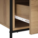 Sideboard Artisan-eg 97 x 33 x 81 cm Konstrueret træ