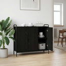Sideboard Sort eg 97 x 33 x 81 cm Konstrueret træ