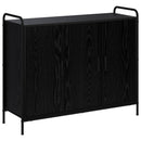 Sideboard Sort eg 97 x 33 x 81 cm Konstrueret træ