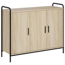 Sideboard Sonoma-eg 97 x 33 x 81 cm Konstrueret træ