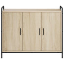 Sideboard Sonoma-eg 97 x 33 x 81 cm Konstrueret træ