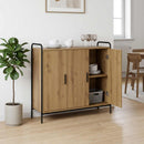 Sideboard Artisan-eg 97 x 33 x 81 cm Konstrueret træ