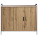 Sideboard Artisan-eg 97 x 33 x 81 cm Konstrueret træ