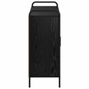 Sideboard Sort eg 97 x 33 x 81 cm Konstrueret træ