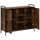 Sideboard Røget eg 97 x 33 x 81 cm Konstrueret træ