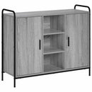 Sideboard Grå Sonoma 97 x 33 x 81 cm Konstrueret træ