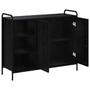 Sideboard Sort eg 97 x 33 x 81 cm Konstrueret træ